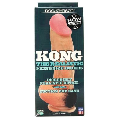 Большой реалистичный вибратор Kong The Realistic Vibrating купити в sex shop Sexy