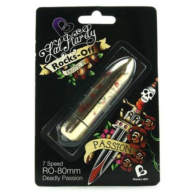 Дизайнерская вибропуля Rocks Off RO-80mm TATTOO Deadly Passion купить в sex shop Sexy
