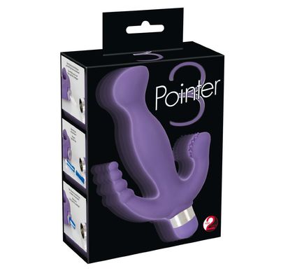 Потрійний вібратор 3 Pointer Purple купити в sex shop Sexy