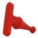 Анальна пробка Bum Buddies Tease My Tush Intermediate Silicone Anal Plug Red купити в секс шоп Sexy