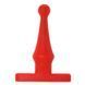 Анальна пробка Bum Buddies Tease My Tush Intermediate Silicone Anal Plug Red купити в секс шоп Sexy