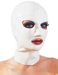 Белая латексная маска Latex Mask White купить в sex shop Sexy