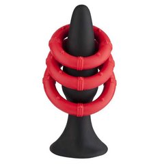 Анальная пробка и три эрекционных кольца MenzStuff Pash Kit купить в sex shop Sexy
