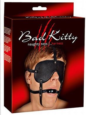 Сбруя на голову с кляпом маской Bad Kitty купить в sex shop Sexy