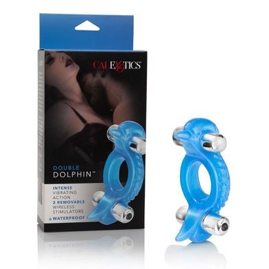 Эрекционное вибро-кольцо Double Dolphin купить в sex shop Sexy