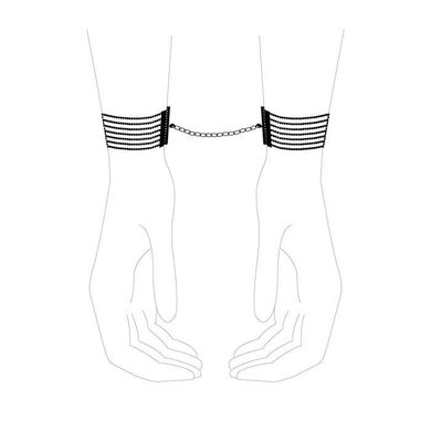 Браслети-наручники з ланцюжків Bijoux Indiscrets Magnifique Silver купити в sex shop Sexy