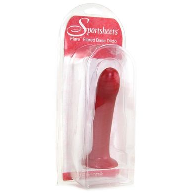 Фаллоимитатор Sportsheets Silicone Dildo Flare Red Pearl купить в sex shop Sexy