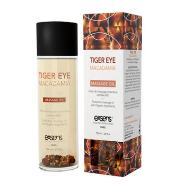 Органічне масажне масло Exsens Tiger Eye Macadamia 100 мл купити в sex shop Sexy