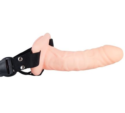 Полый страпон с вибрацией Easy Rider Skin Strap On купить в sex shop Sexy