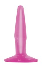 Анальна пробка Basix Rubber Works Mini Butt Plug Pink купити в sex shop Sexy
