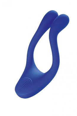 Универсальный перезаряжаемый вибратор BeauMents Doppio 2.0 Blue купить в sex shop Sexy