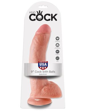 Реалістичний фалоімітатор King Cock 9 Cock with Balls купити в sex shop Sexy