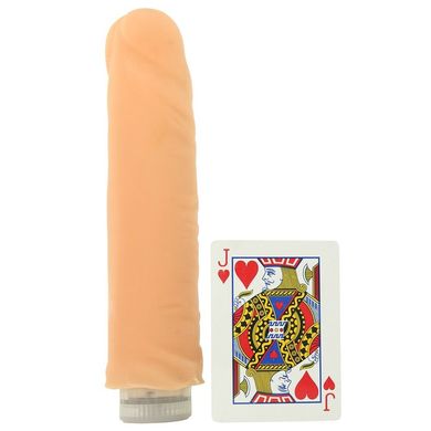 Вібратор 7 Inch Ultraskyn Shakin 'D Vibrating Dildo in Vanilla купити в sex shop Sexy