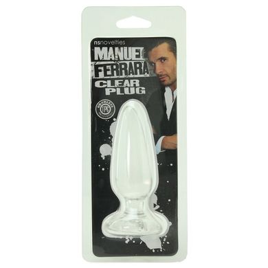 Анальная пробка Manuel Ferrara Clear Plug mini купить в sex shop Sexy