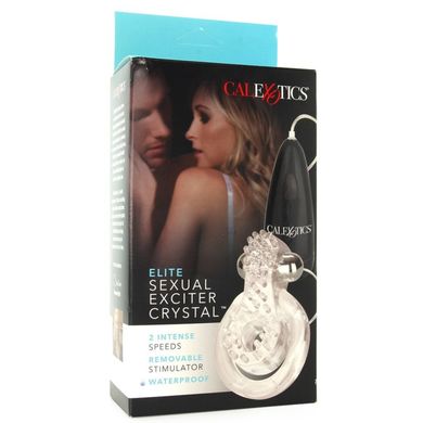 Ерекційне вібро-кільце Elite Sexual Exciter Crystal Vibrating Cock Ring купити в sex shop Sexy