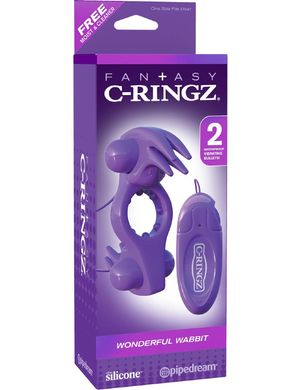 Эрекционное вибро-кольцо Fantasy C-Ringz Wonderful Wabbit купить в sex shop Sexy