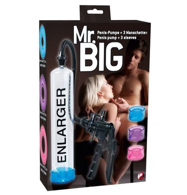 Вакуумная помпа Mr Big 3 Sleeve System Pump купить в sex shop Sexy