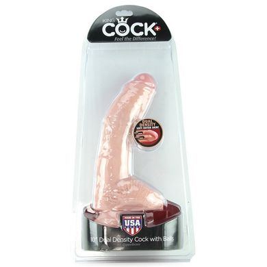 Реалістичний фалоімітатор King Cock Plus 10 Dual Density Cock with Balls купити в sex shop Sexy