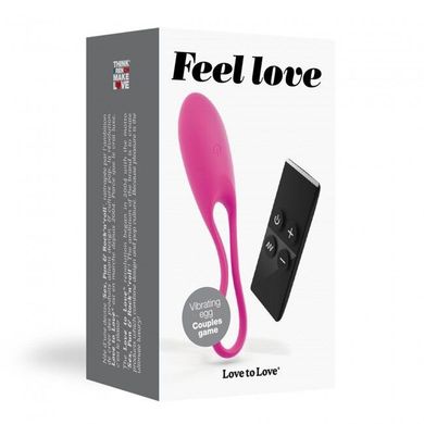 Виброяйцо Love To Love FEEL LOVE PINK купити в sex shop Sexy