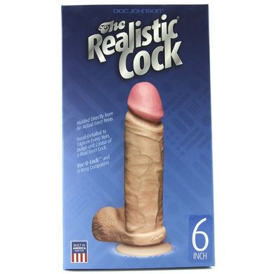 Фаллоимитатор Realistic Cock 6 Inch White купить в sex shop Sexy