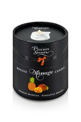 Масажна свічка-масло Plaisirs Secrets Pineapple Mango 80 мл купити в sex shop Sexy