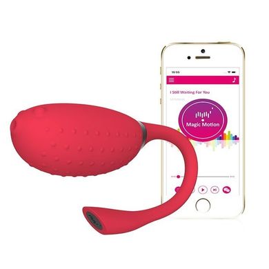 Вибратор для пар управляемый смартфоном Magic Motion Fugu Red купить в sex shop Sexy