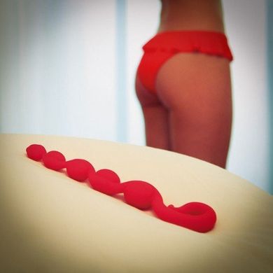 Анальные шарики Bendybeads Fun Factory Красный купить в sex shop Sexy
