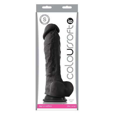 Фалоімітатор Coloursoft Soft Dildo Black купити в sex shop Sexy