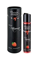 Їстівне масажне масло Plaisirs Secrets Strawberry 59 мл купити в sex shop Sexy