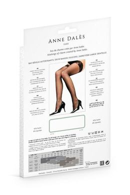 Чулки Anne De Ales CAMILLA T2 Black купити в sex shop Sexy