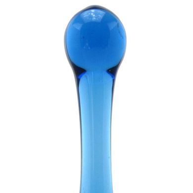 Стеклянная анальная пробка Crystal Droplets Blue купить в sex shop Sexy