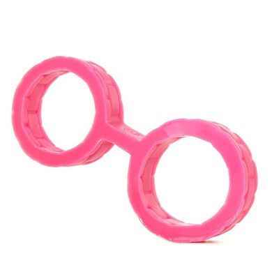 Силіконові наручники The Cuffs Small Pink купити в sex shop Sexy