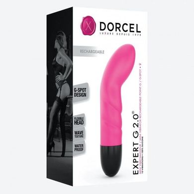 Вібратор Dorcel Expert G 2.0 Magenta для точки G, що перезаряджається купити в sex shop Sexy