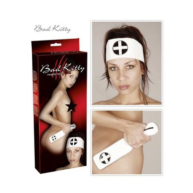 Бондажный набор Bad Kitty Nurse Paddle mit Stirnband купить в sex shop Sexy