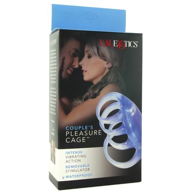 Вибро-насадка на пенис Couple's Pleasure Cage in Soft Blue купить в sex shop Sexy