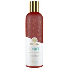 Массажное масло DONA Restore - Peppermint & Eucalyptus Essential Massage Oil (120 мл) купить в sex shop Sexy