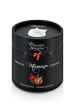 Масажна свічка-масло Plaisirs Secrets Pomegranate 80 мл купити в sex shop Sexy