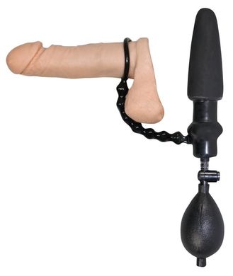 Анальний розширювач з кільцем для пеніса Inflatable Double Devotion купити в sex shop Sexy