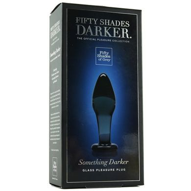Анальная пробка из стекла Fifty Shades Darker Something Darker Glass Butt Plug купить в sex shop Sexy
