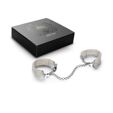 Жемчужные браслеты-наручники Bijoux Indiscrets Plaisir Nacr'e White купить в sex shop Sexy