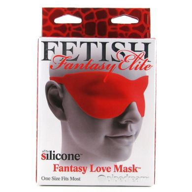 Силіконова маска Elite Fetish Fantasy Silicone Love Mask Red купити в sex shop Sexy