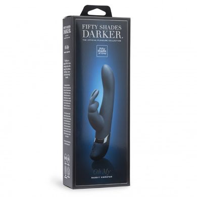 Вібратор Fifty Shades Darker Oh My USB Rechargeable Rabbit Vibrator купити в sex shop Sexy