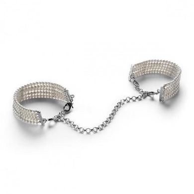 Жемчужные браслеты-наручники Bijoux Indiscrets Plaisir Nacr'e White купить в sex shop Sexy