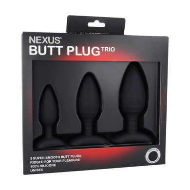 Набор анальных пробок Nexus Butt Plug Trio купити в sex shop Sexy