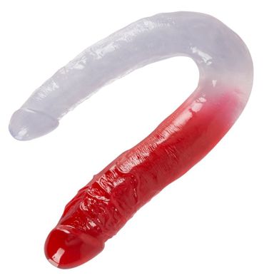 Анально-вагінальний фаоллоімітатор Double Dong Clear / Red купити в sex shop Sexy