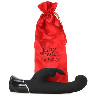 Вібратор Fifty Shades of Grey Greedy Girl Rechargeable Rabbit Vibrator купити в sex shop Sexy