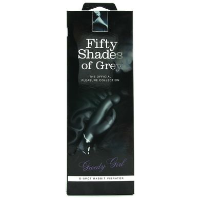 Вібратор Fifty Shades of Grey Greedy Girl Rechargeable Rabbit Vibrator купити в sex shop Sexy