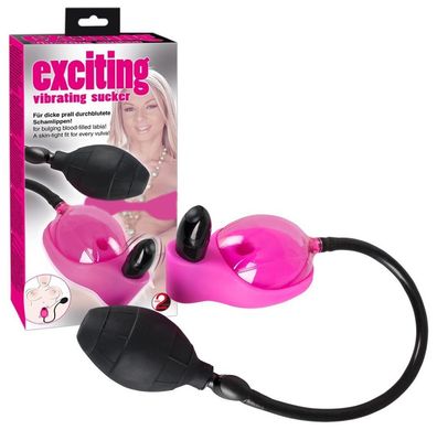 Вакуумная вибро-помпа для вагины Exciting Vibrating Sucker купить в sex shop Sexy
