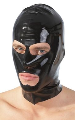Чорна латексна маска Latex Mask Black купити в sex shop Sexy
