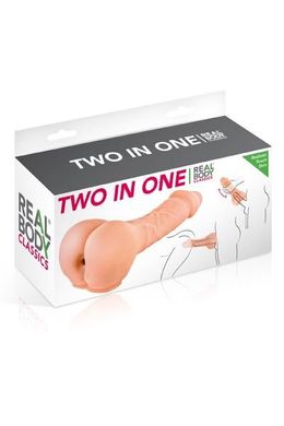 Насадка-мастурбатор Real Body Two In One купить в sex shop Sexy